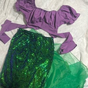 Adult women’s little mermaid costume